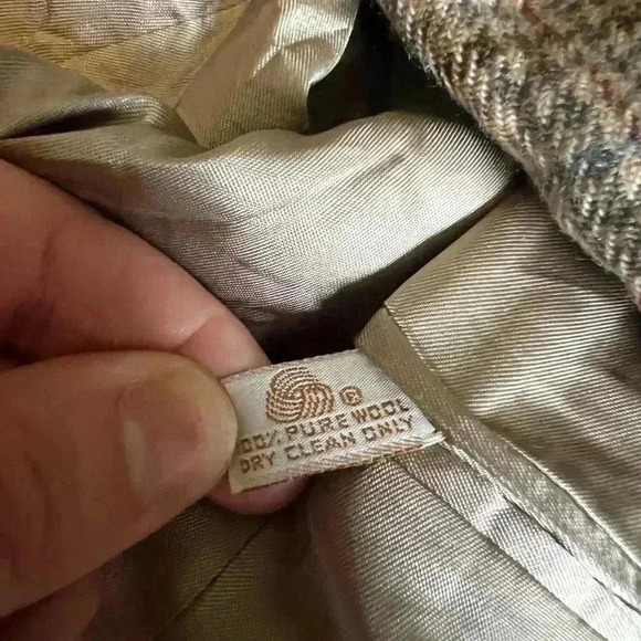 Vintage Bill Blass Plaid Blazer Size M/L - Picture 7 of 8